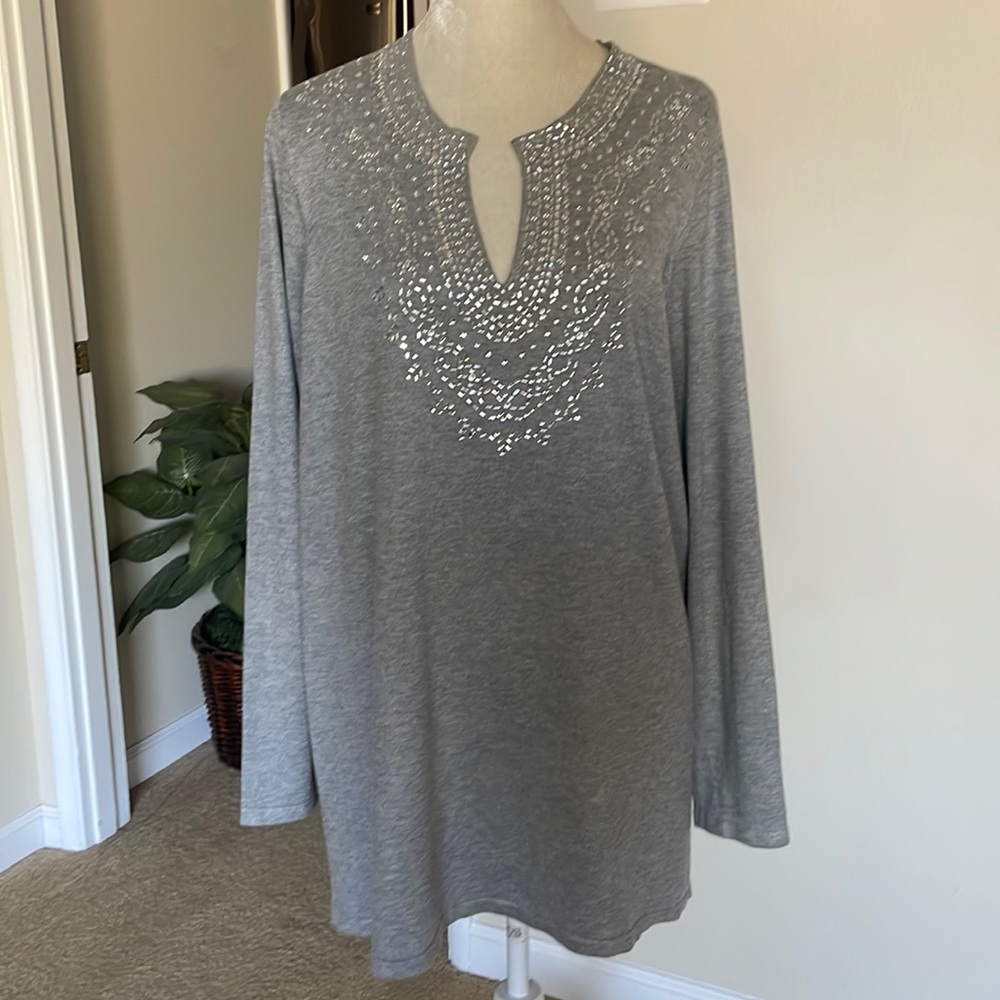 Charter Club Gray Sweater.   Size 2X
